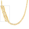 14K Yellow Gold 8mm Flexible Round Wired Necklace