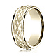8mm Crosshatch Rope Wedding Band by Benchmark Rings in 14K Yellow Gold thumb 0