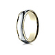 6mm 14K Two-Tone High Polished Comfort Fit Benchmark Wedding Ring thumb 0