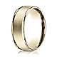 8mm 14K Yellow Gold Satin Finish Benchmark Wedding Ring thumb 0