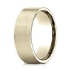 8mm 14K Yellow Gold Satin Finish Benchmark Wedding Band