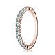 2.5mm 12-Stone Round Diamond Wedding Band by Benchmark in 14K Rose Gold 0.48 ctw thumb 0