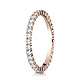 2mm 14K Rose Gold Benchmark Diamond Eternity Ring thumb 0