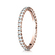 2mm Round-Cut Diamond Eternity Ring by Benchmark in Solid 14K Rose Gold thumb 0
