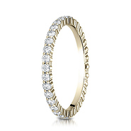 2mm 14K Yellow Gold Benchmark Diamond Eternity Ring