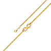 Floating Infinity Double Link Bracelet in 14K Yellow Gold