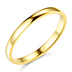 2mm Classic Light Dome Wedding Band - 14K Yellow Gold thumb 0