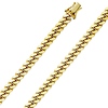 6mm 14K Yellow Gold Men's Miami Cuban Link Chain Necklace 22-30in