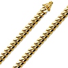 7mm 18K Yellow Gold Men's Miami Cuban Link Chain Necklace 22-30in