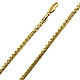 4mm 14K Yellow Gold Men's Diamond-Cut Box Chain Necklace 20-30in thumb 0