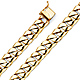 Men's 11mm 14K Yellow Gold Oval Miami Cuban Link Chain Bracelet 8.5in thumb 0