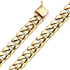 Men's 11mm 14K Yellow Gold Oval Miami Cuban Link Chain Bracelet 8.5in