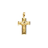 Small 14K Yellow Gold Crucifix Pendant