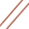 4mm 14K Rose Gold Men's Miami Cuban Link Chain 20-24in