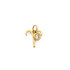 Astrology Sign CZ Zodiac Pendant in 14K Yellow Gold - Aries