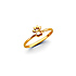 Open Paw Print Ring in 14K Yellow Gold