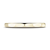 2mm Faceted 14K Yellow Gold Wedding Band