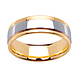 14k 7mm Two-Tone Step Band thumb 0