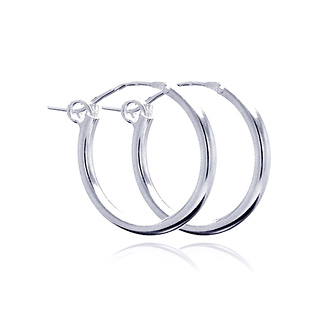 Mini Silver Hoops