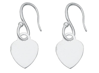 Silver Heart Earrings