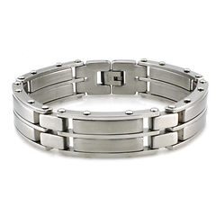 Contemporary Gladiator Stainless Steel Bracelet
