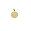 Small 14K Yellow Gold Cherub Angel Charm thumb 1