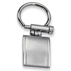 Stainless Steel Brushed & Polished Key Ring