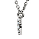 Round-Cut Diamond Petite Infinity Necklace - 14K White Gold 16in thumb 1