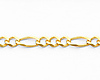 2.5mm Figaro 14K Yellow Gold Baby ID Bracelet thumb 1