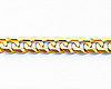 5.0mm Mens Concave Curb 14K Yellow Gold  ID  Bracelet thumb 1
