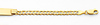 5.0mm Mens Concave Curb 14K Yellow Gold  ID  Bracelet thumb 1