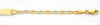 4mm Men's Diamond-Cut Valentino ID Bracelet in 14K TriGold thumb 1