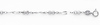 Designer Women's Ball Link 14K White Gold Bracelet thumb 1