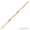 Duo Infinity & Heart CZ 14K Yellow Gold Charm Bracelet thumb 2