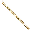 Men's 11mm 14K Yellow Gold Oval Miami Cuban Link Chain Bracelet 8.5in thumb 2