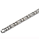 11mm Men's Polished Link Titanium Bracelet thumb 1