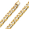 Men's 11mm 14K Yellow Gold Nugget Curb Cuban Link Chain Bracelet 8.5in thumb 0