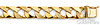 Men's 10mm 14K Yellow Gold Nugget Square Cuban Link Bracelet 8.5in thumb 1