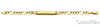 6mm 14K Yellow Gold Men's Figaro Link Rectangle ID Bracelet thumb 1