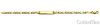 3mm 14K Yellow Gold Figaro Link Rectangle ID Bracelet - Children or Women thumb 1