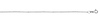 0.7mm 14K White Gold Micro Rolo Link Chain Necklace 16-30in thumb 1