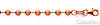 5mm Solid 14K Rose Gold Solid Men's Moon-Cut Ball Chain Necklace 20-30in thumb 1