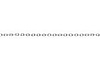 0.7mm 18K White Gold Micro Rolo Link Chain Necklace 16-30in thumb 1