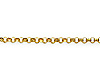 1.2mm 14K Yellow Gold Rolo Cable Chain Necklace 16-22in. thumb 1