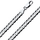 8mm 14K White Gold Men's Concave Curb Cuban Link Chain Necklace 18-30in thumb 1