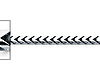 2mm 18K White Gold Solid Franco Chain Necklace 16-30in thumb 1