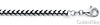 4.25mm 14K White Gold Solid Men's Square Franco Chain Necklace 20-30in thumb 1