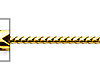 2mm 14K Yellow Gold Solid Franco Chain Necklace 16-30in thumb 1