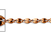 2.2mm 14K Rose Gold Curved Mirror Chain Necklace 16-24inch thumb 1