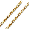 5.3mm 14K Yellow Gold Men's Fancy Link Cable Chain Bracelet 8.5in thumb 0